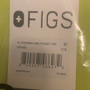 FIGS - Catarina One-Pocket Scrub Top Women's Medium Chartreuse
